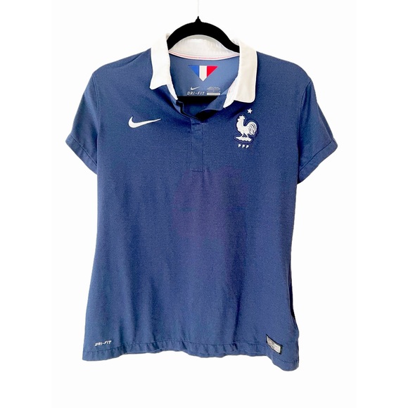 NIKE France 2014 FIFA World Cup Football Soccer Jersey Size Large - Picture 1 of 7